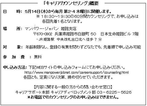 キャリアカウンセリング概要