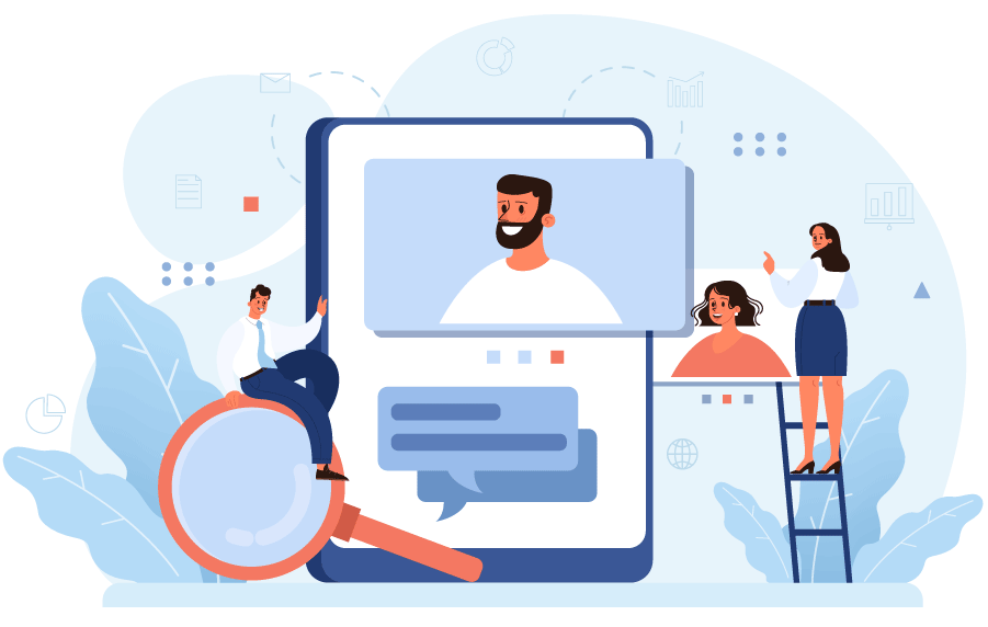 長年の人材サービス事業で磨いた知見のイラスト