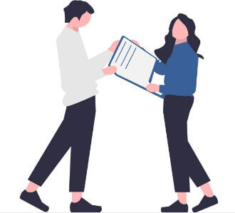 新規施策導入の省力化のイラスト