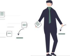 採用活動の滞りを解消のイラスト