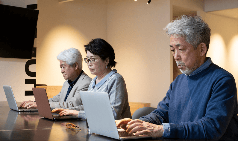 シニア派遣の事例