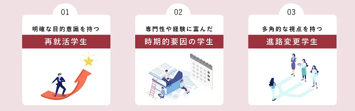 春採用では出会えない優秀な人材との接点