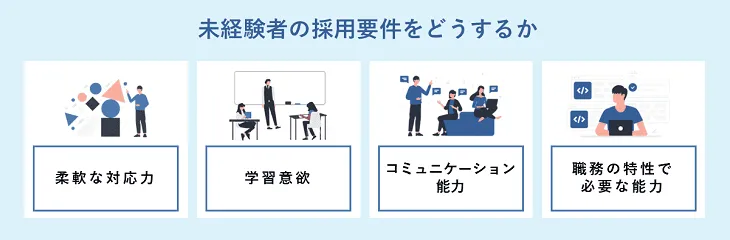 経験者の採用要件をどうするか