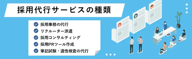 採用代行サービスの種類