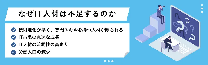なぜIT人材は不足するのか