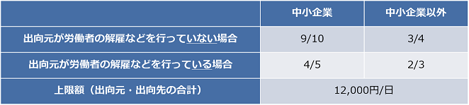産業雇用安定助成金　支給額