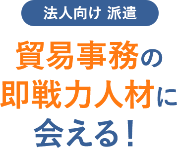 法人向け派遣 即戦力の経理が欲しい…を解決！